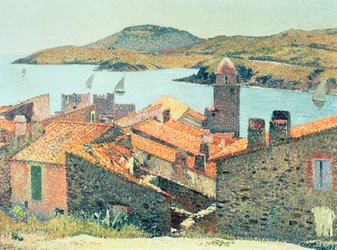 Rote Dächer in Collioure